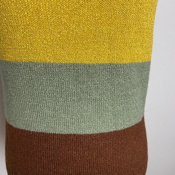 Mine Color Block Tie Back Sweater  Tank Top Sz M - Picture 6 of 8